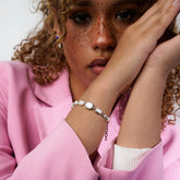 Colorful Life Bracelet, Sterling Silver, Mother of Pearl